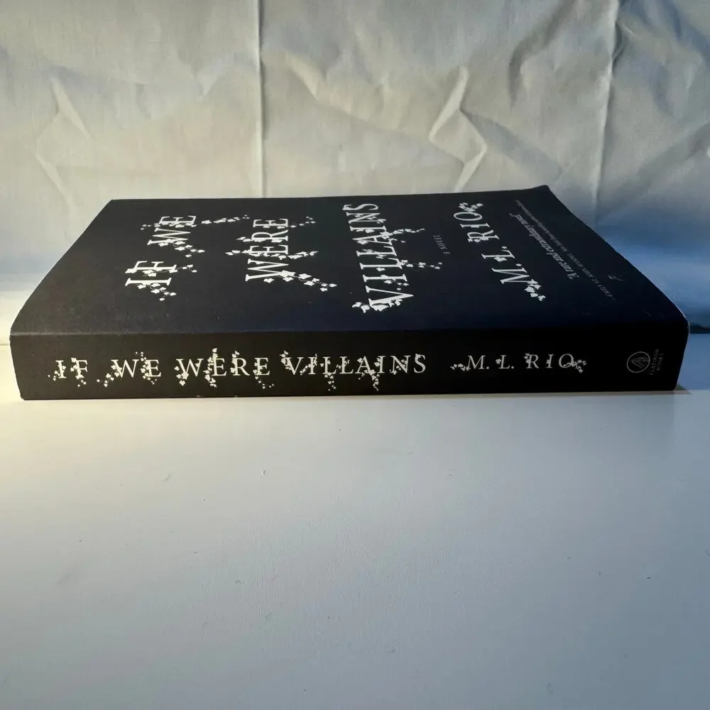 If We Were Villains by M. L. Rio Black Paperback Small Front Crease Mark